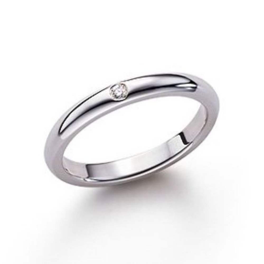 Tiffany & Co. Elsa Peretti Stacking Diamond Ring